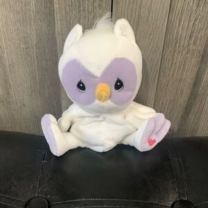 Retired Precious Moments Tender Tails White Owl Beanie With Tag Limited Edition